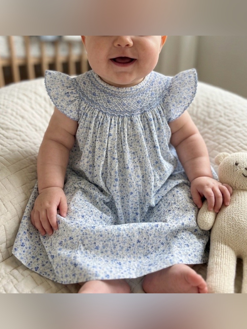 Petit Bebe Smocked Dress, Like New Condition